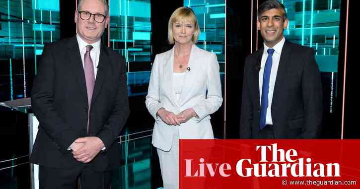 General election: Starmer and Sunak clash over taxes, the NHS and immigration in head-to-head TV debate – as it happened