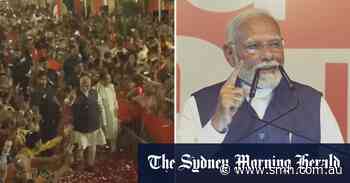 India PM Narendra Modi claims victory in election