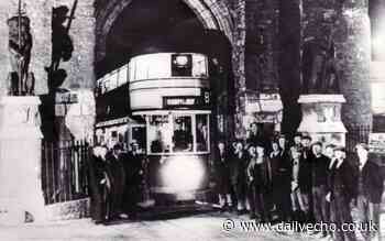 When trams could first travel around the side of Bargate