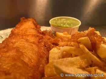 Banner Fish and Chips Café in York Press Best Chippy 2024