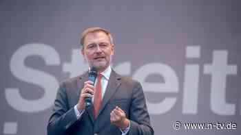 Grundfreibetrag soll steigen: Lindner will gegen "feige Steuererhöhung" vorgehen