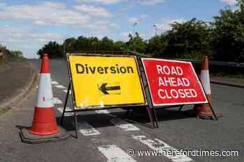 A49 closed in Herefordshire as works overrun, June 5