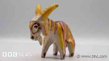 Pottery goat made by King sells for £8,500