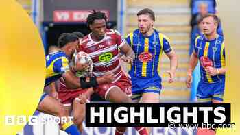 Wigan edge out Warrington for comeback victory