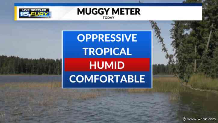 High humidity and thunderstorms with relief on the way