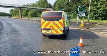 LIVE: A34 CLOSED as police descend on major road near Manchester - latest updates