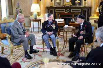 Wirral D-Day veteran John Dennett meets King and Queen