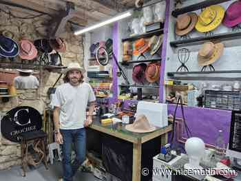Il ouvre un atelier de chapeau dans son village natal de la Côte d'Azur