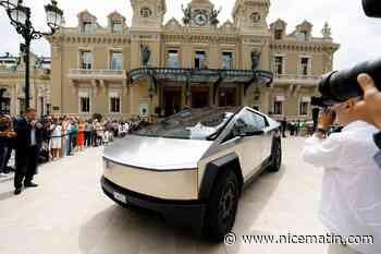 Le futuriste Cybertruck de Tesla se dévoile à Monaco en marge du Salon Top Marques