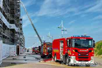 Brand in Residentie Palace in Zeebrugge: twee arbeiders naar ziekenhuis