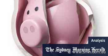 Australians have been dipping into their piggy banks just to make ends meet