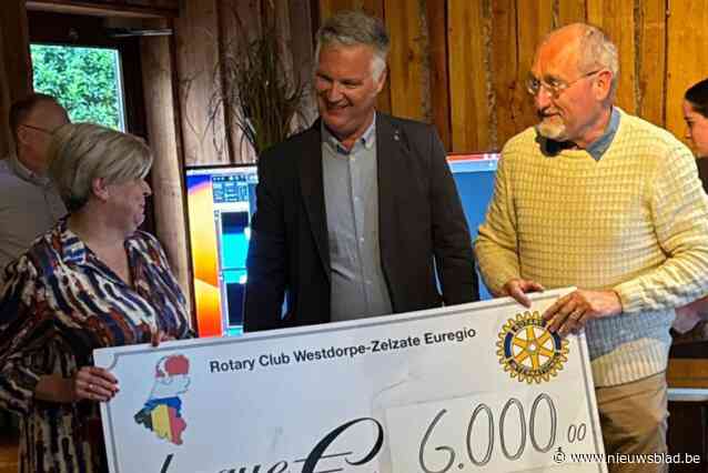 Rotary schenkt 6.000 euro voor nieuwbouw revalidatiecentrum