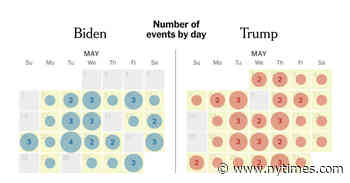 Tracking Biden and Trump on the Campaign Trail