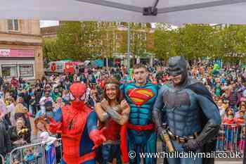 Superheroes boost Hull city centre businesses with spectacular half-term event