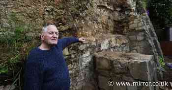 Man 'loses temper' after whopping £60k quote to repair collapsed garden wall