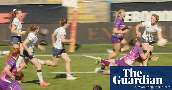 Tackles, takedowns and teamwork: Brilliant tries from the women's rugby – video
