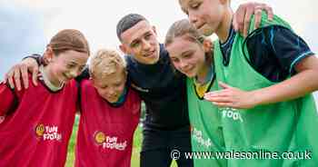Phil Foden joins scheme to help young people play free football