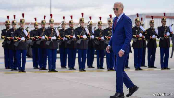 Biden arrives in France for D-Day ceremonies