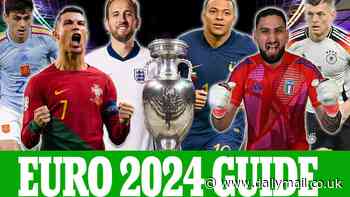 FREE Euros 2024 wallchart: Don't miss your glossy A2 Euros wallchart inside Saturday's Daily Mail - and plot the progress of every team bidding to lift the trophy in Berlin next month