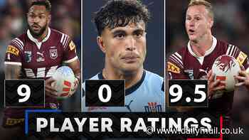 PLAYER RATINGS:  Queensland smash the New South Wales Blues in State of Origin I leaving a number of nervous players ahead of game two