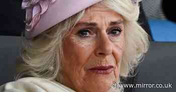 Queen Camilla fights back tears at poignant D-Day event with Charles and William