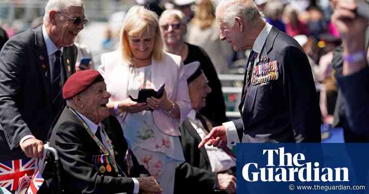 ‘Courage and solidarity’: King Charles pays tribute to veterans of D-day