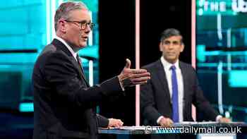 Brits snub ITV election debate with just 4.8m viewers - down 2m on 2019 - tuning in for Sunak vs Starmer clash -  and two-thirds of those who did watch brand it 'frustrating'... while Nigel Farage channels Eminem to gloat 'it feels so empty without m