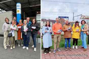 Jongeren en treinreizigers worden tijdens laatste campagnedagen aangesproken in de Antwerpse zuidrand