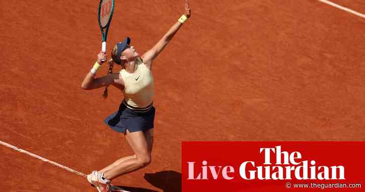 French Open quarter-finals: Andreeva v Sabalenka, Paolini beats Rybakina – live