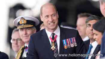 Prince William debuts new medal as he joins King Charles and Queen Camilla at D-Day 80th anniversary event
