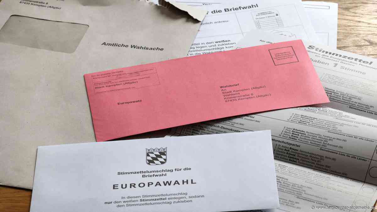Europawahl in Augsburg: 55.000 Bürger wollen per Brief wählen