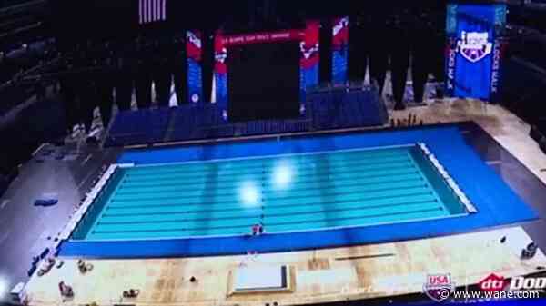 Olympic trials pool unveiled in Indianapolis; eventually will move to Fort Wayne