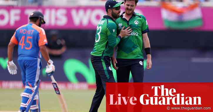 India chasing 97 to beat Ireland: T20 Cricket World Cup 2024 – live