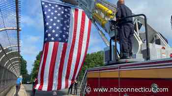Southington community, Bristol Fire Department pay tribute to fallen state trooper