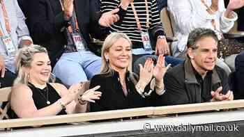 Ben Stiller and on-again wife Christine Taylor's daughter Ella, 22, is the star of the French Open in Paris... after graduating from prestigious Juilliard