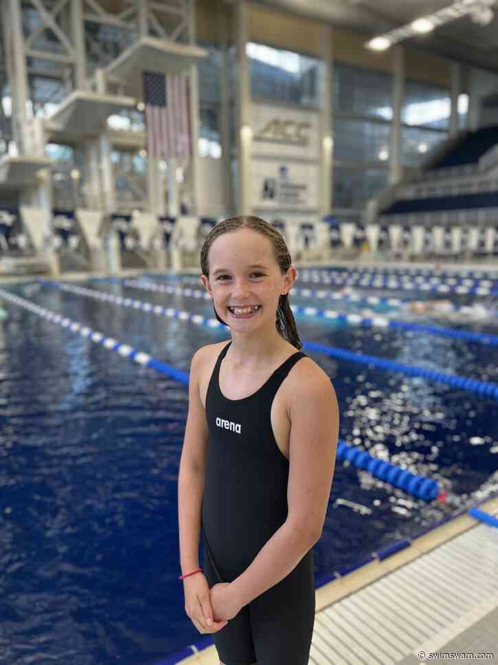 Haley Bolduc Breaks 10& Under Georgia State Record With 1:11.94 100 Backstroke