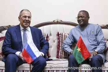 Russia’s top diplomat promises more military support for Burkina Faso as he tours West Africa