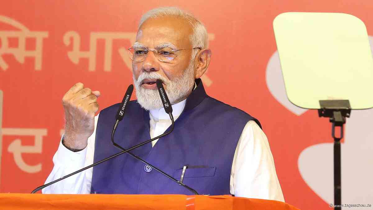 Nach Wahl in Indien: Premier Modi setzt auf Neuauflage der Koalition
