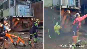 Mujer fue golpeada por un tren mientras se sacaba una selfie
