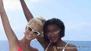 Selling Sunset bombshells Emma Hernan and Chelsea Lazkani sizzle in tiny bikinis while on a girls getaway to Hawaii