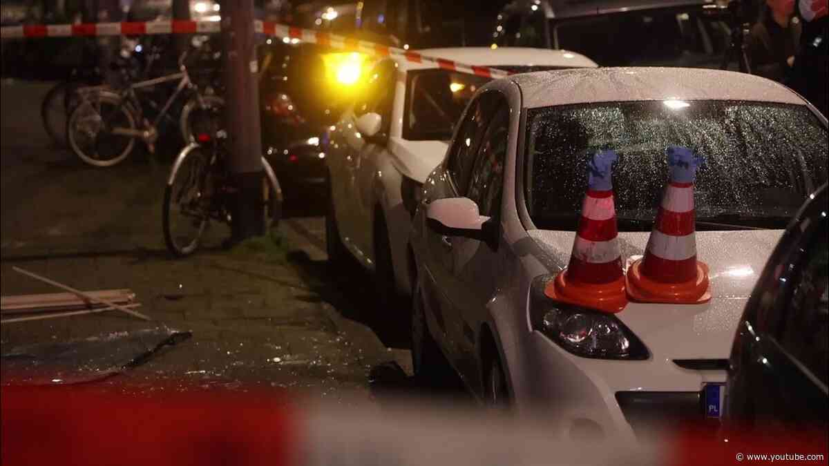 Explosie bij woning aan de Bergweg in Rotterdam