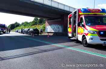 FW Bocholt: Verkehrsunfall auf der B67 - eine leicht Verletzte Person
