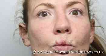 Mugshot of the pouting woman that police want to track down