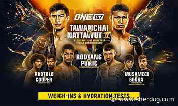 Video: ONE 167 Official Weigh-ins & Hydration Tests