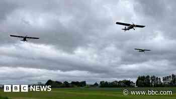 Pilots retrace D-Day flight path to Normandy