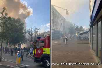 Dalston Lane fire: People evacuated to nearby church
