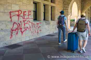 Pro-Palestine protesters barricade themselves inside Stanford president’s office demanding divestment from Israel
