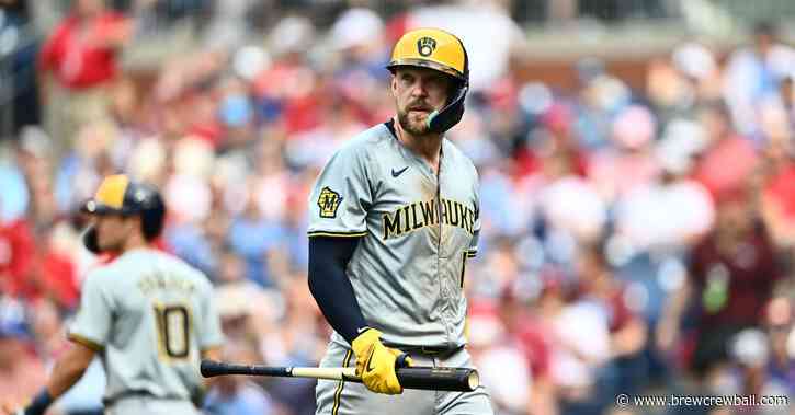 Brewers drop series finale, are swept by Phillies with 2-0 loss