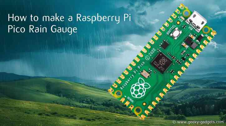 How to make a Raspberry Pi Pico Rain Gauge to monitor the weather