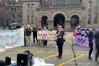 BEHIND THE SCENES: Sudbury joins rally at Queen’s Park for supervised consumption